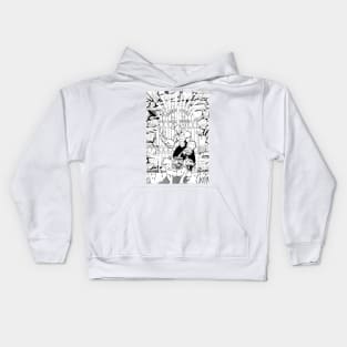 Gates of Hell. Cerberus. Kids Hoodie